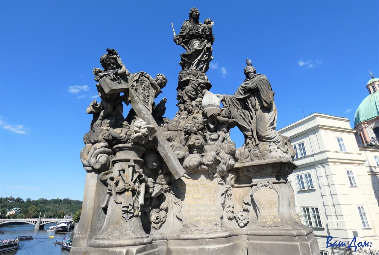Статуя Мадонна и святой Бернар, Карлов мост